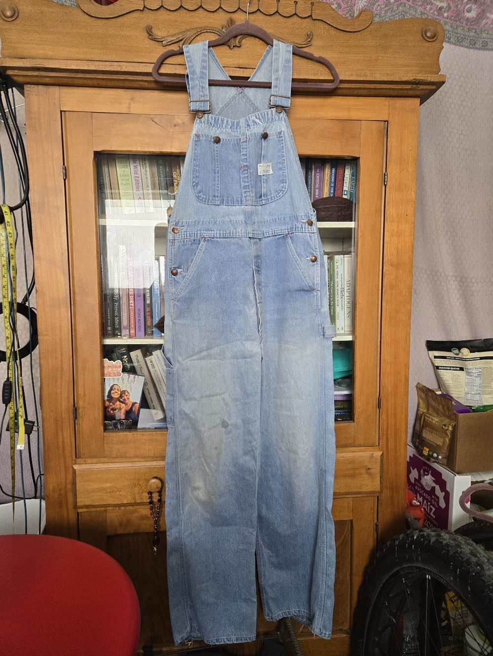 Vintage Big Mac Denim Overalls – Square Back – Light Wash Workwear
